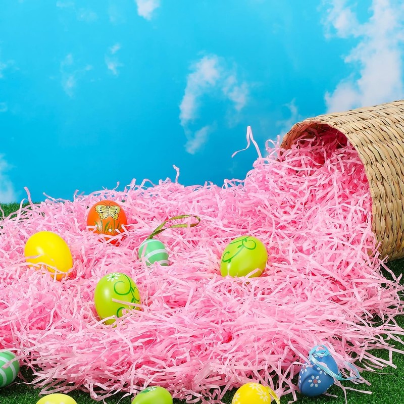 Black Duck Brand 6oz Pink Poly Easter Grass Basket Filler!