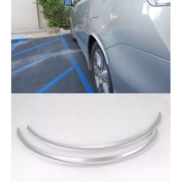 SDeelCase 29" Pair Diffuser Silver Wide Fender Flares For Ford