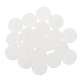 sourcing map 20pcs PP Plastic Bearing Balls 15mm Solid Plastic Balls, Precision Bearing Ball, White