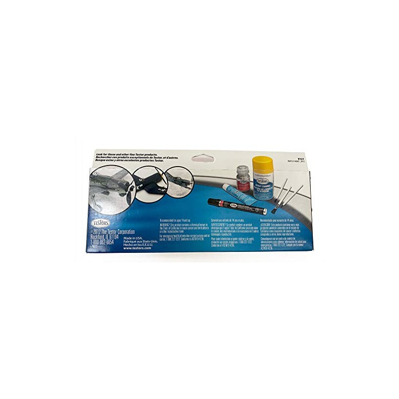 Testor'S 9121x Enamel Aircraft Detail Finishing Paint 10 Piece Set