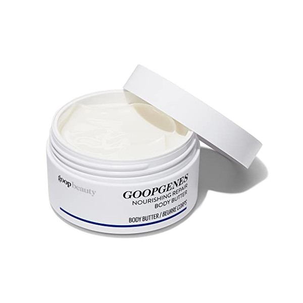 goop GOOPGENES Nourishing Repair Body Butter - Ultrahydrating Body Lotion for Dry Skin - Clinically Proven to Leave Skin Feeling Silky-Soft, Smooth, Firm, & Toned - 180 mL
