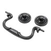 Pastlla 4Pcs Antique Bronze Black Cabinet Pull Handles Bail Handle