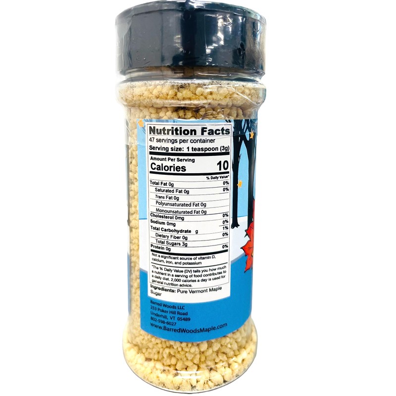 Barred Woods Maple - Pure Vermont Organic Maple Sprinkles Crunch