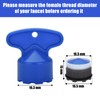 6 Pieces Faucet Cache Aerators with Faucet Aerator Removal Tool