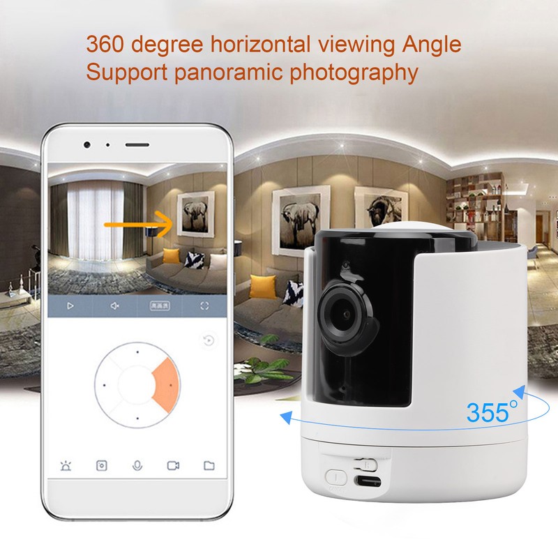 WIFI Camera 360 Degree Panorama 1080P Infrared Night Vision Two