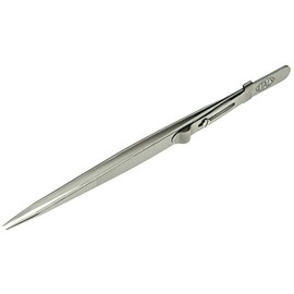 Allegro Diamond Tweezers, Stainless Steel, Fine Point Locking, 6-1/2 Inches | TWZ-171.72