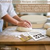 Sondiko Sourdough Starter Kit, Sourdough Bread Baking Supplies, Oval Banneton