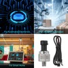 sourcing map Pressure Transducer Sender Sensor with Connector, 1/8" NPT