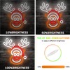 kzjspn Christmas elk neon sign for wall decoration, dimmable LED