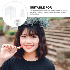 BIUDECO Homemade Lipstick Mold Holder 2 Sets Lipstick Making Kit Diy Accessory