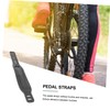 Mipcase 2Pcs Gym Cycle Pedal Straps Footrest Straps for Exercise