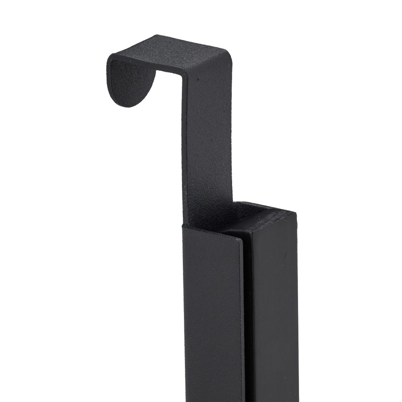 Relaxdays Folding Hook for 6 Hangers, Metal and Wood, Hooks
