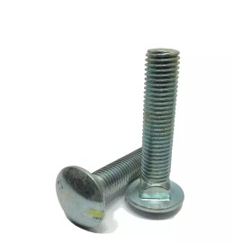 pmp 1/4-20 x 1-1/2" Carriage Bolts A307 Grade 2 Zinc Plated "Coach Screws" 100 pack