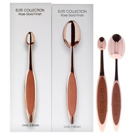 Elite Set - Rose Gold by Artis for Women - 2 Pc Collection Oval Brush 4 -,Oval Brush 7