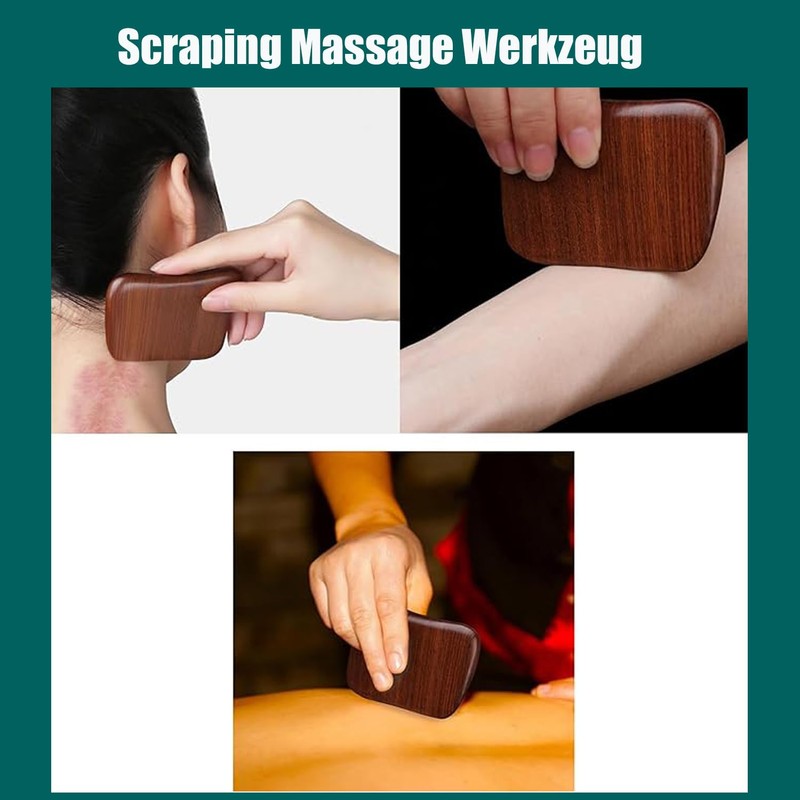 Wooden Head Massage Comb, Long Hands Massage on the Head,