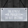 RED OCEAN TREATMENT IN PROGRESS Do Not Disturb Hanging Wall