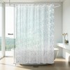 AooHome Long Shower Curtain Liner - EVA 3D Decals Stained