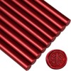 Sealing Wax Rod Sparkles Blood Red for Standard Size Glue