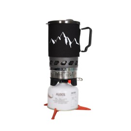 Camping Stove Gas System Portable Gas Cooking Set Pot Burner for Outdoor Backpacking Trekking Fishing