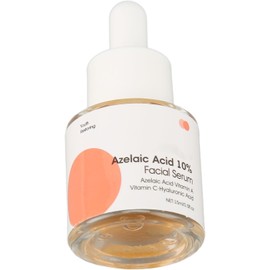 Suero facial con ácido azelaico 10%, inhibe la formación de melanina, aclara manchas, hidrata y mejora la elasticidad de la piel, con ingredientes seguros, para hombres y