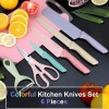Molin Juego De 6 Cuchillos De Cocina Profesionales Coloridos