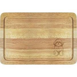 'Sitting Shih Tzu' Wooden Chopping/Cutting Board (WB00082861)