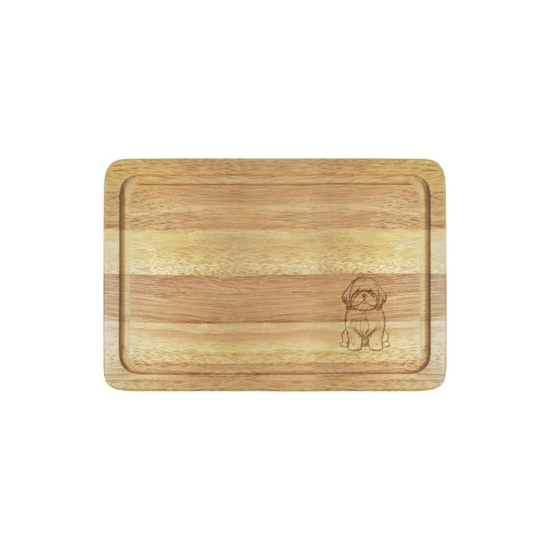 'Sitting Shih Tzu' Wooden Chopping/Cutting Board (WB00082861)