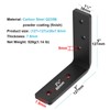 eoere 4 PCS 5" Heavy Duty Steel 90 Degree L
