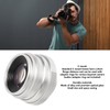 35mm Manual Focus Lens F1.6 C Mount Large Aperture Manual