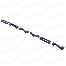 GM 2021 - 2024 Gloss Black Canyon Tailgate Letter Emblem Badge At4 X ELEVATION At4X