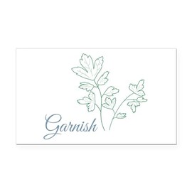 CafePress Parsley Garnish Rectangle Car Bumper Magnet