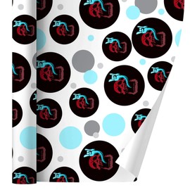 GRAPHICS & MORE Rock and Roll Soul Skull Gift Wrap Wrapping Paper Roll