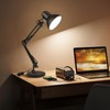 GPOASRI Metal Desk Lamp with Clamp, Clip Desk Lights for