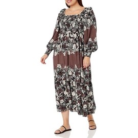 AVENUE Women's Plus Size Maxi Sadie PLC, FLWR Child