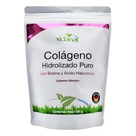 Colageno Hidrolizado Puro Biotina Y Acido Hialurnico 300gr Sin Sabor