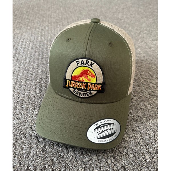 World Head Wear Jurassic Park Hat Park Ranger SnapBack Trucker
