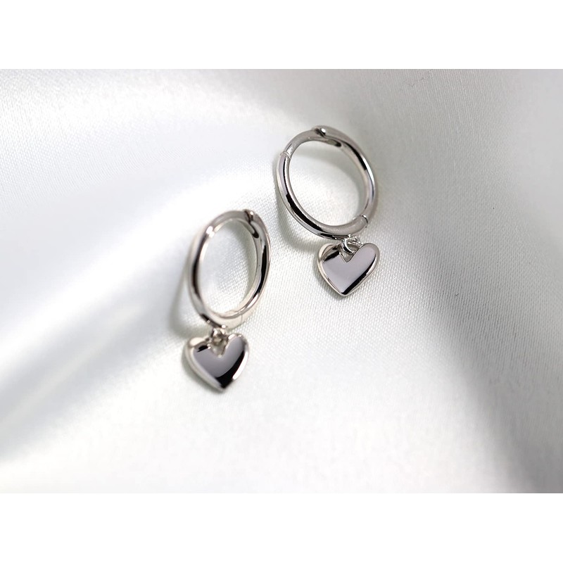 Tiny 14K Gold Plated 925 Sterling Silver Small Huggie Earrings