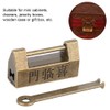 Vintage Chinese Style Copper Lock for Jewelry Box Horizontal Security