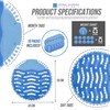 Urinal Screen Splash Mats, Scented Toilet Deodorizer and Urinal Splash