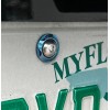 Blackworks Racing 2 TITANIUM BURNT LICENSE PLATE ANTI THEFT SECURITY