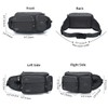 TUDEQU Fanny Pack for Women Men Hiking Waist Packs,Water Resistant