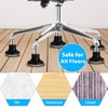 Bell Glides Replacement Office Chair Feet Swivel Caster Wheels to