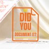 Office Decor Gift Acrylic Square Plaque But Did You Document