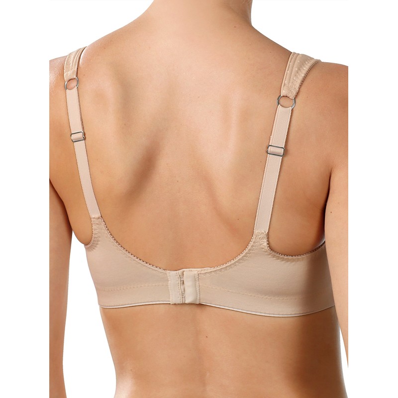 Womens Wellness Dots Organic Cotton Wireless Bra - Size 36D