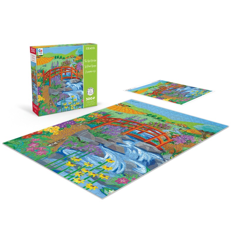 Ceaco - Red Bridge - 500 Piece Jigsaw Puzzle