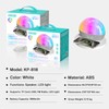 Strackvial Portable Bluetooth Speaker with 15W Wireless Charger, Dual Alarm