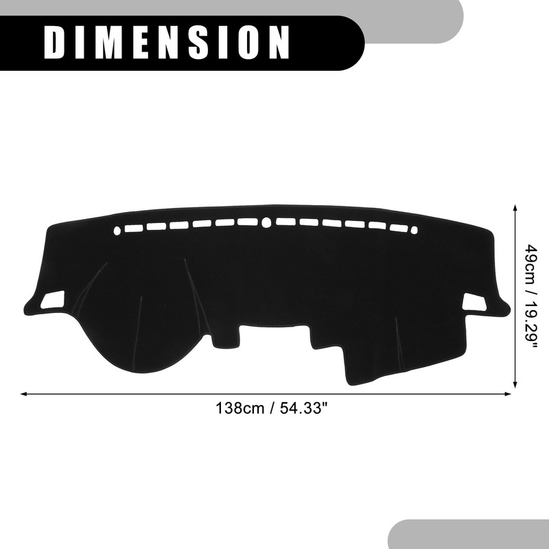 Partuto Dash Cover - Car Center Console Non-Slip Dash Board