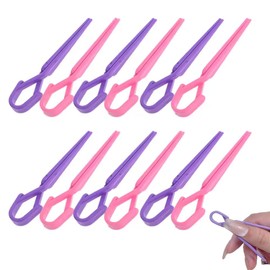 CYBRIDGE Nail Clips, Multifunctional Nail Accessories Nail Protector, Finger Manicure Protector, Gel Nail, Anti Blow Anti Slip Manicure Clip Protector, Pack of 12