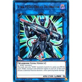 Yu-Gi-Oh! - Xtra Hero Dread Decimator - LEHD-ENA00 - Ultra Rare - 1st Edition - Legendary Hero Decks - Destiny Hero Deck