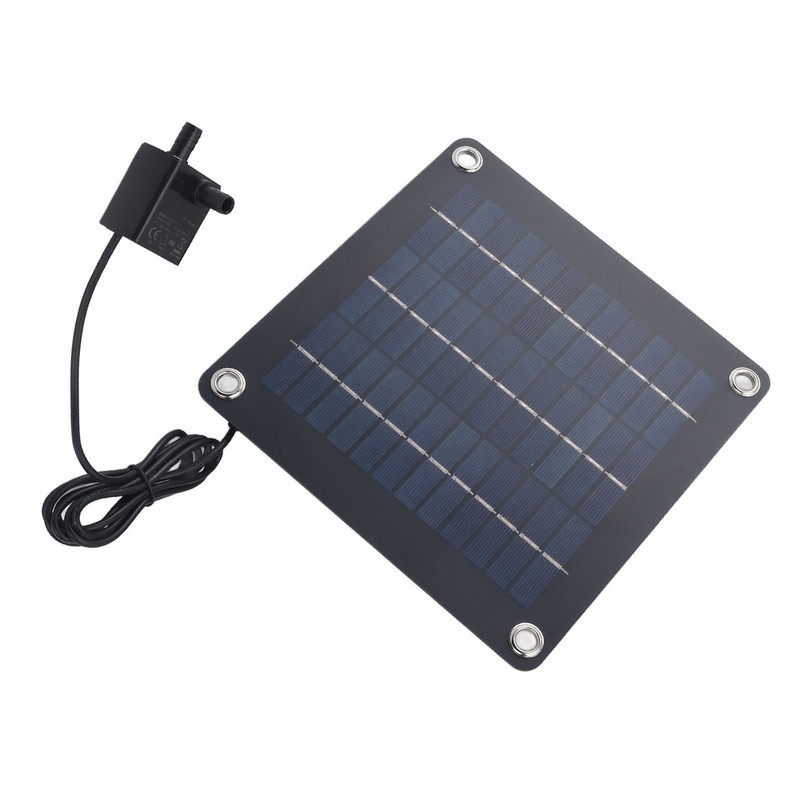 20W Monocrystalline Solar Panel with Garden Pond Fountain DC12V Pump